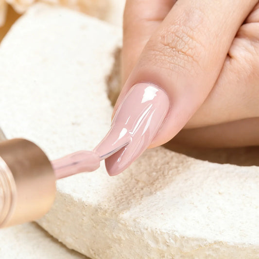 BUBU CANDY 2-Pack Gel Polish (Classic Red & Nude, HEMA-Free, 15ml x2, DIY Home Use Gel Nail Polish - Non-Toxic, Long-Lasting Nude Shades