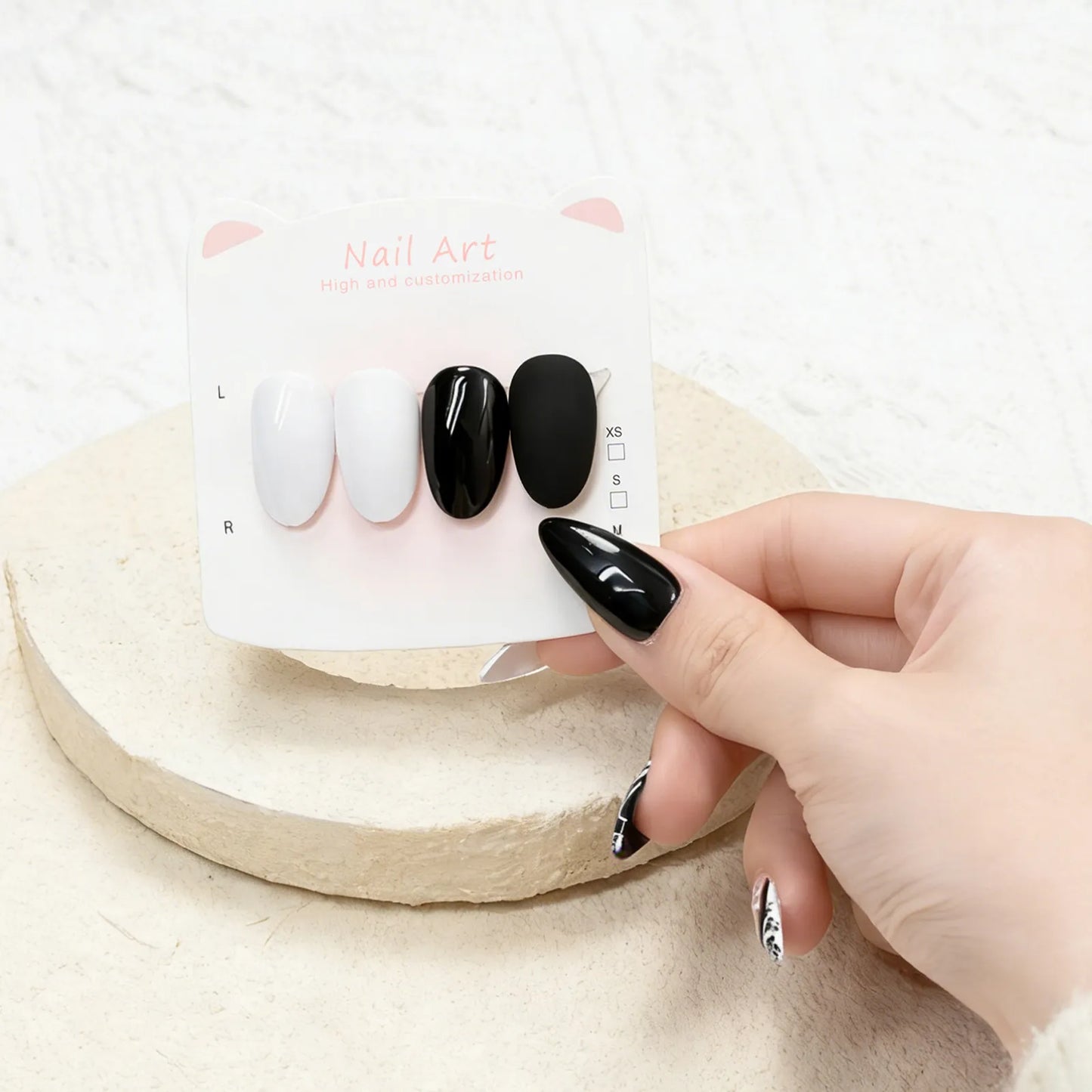 B&W Matching Solid Gel Polish Duo Pure White & Pure Black High-Shine Finish 2 Full-Coverage Solid Colors for Salon & Nail Art,Quick-Drying DIY Nails Nail Art, Liquid gel nails, Manicure kit,Trendy nail art